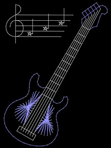 Guitar pattern added at String Art Fun website