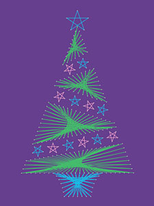 Christmas tree pattern added at String Art Fun website