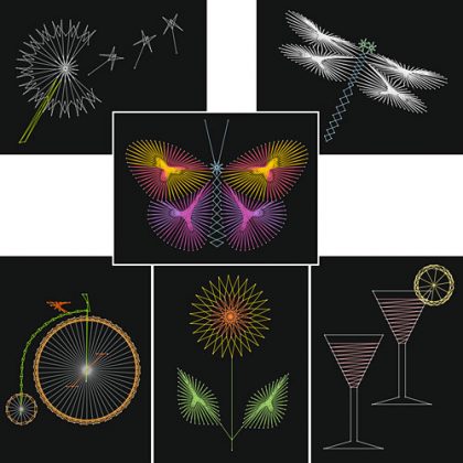 Pack No. 1: String Art General Patterns